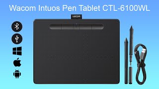 Wacom Intuos Pen Tablet CTL-6100WL Unboxing