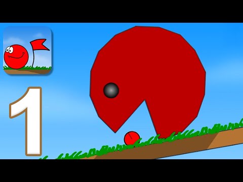 Red Ball - Gameplay Walkthrough Part 1 - World 1: Levels 1-17 (Android)
