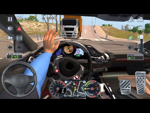 FERRARI CARS RACING UBER DRIVER 🚖🩸 City Car Driving Games Android iOS - Taxi Sim 2020 Gameplay