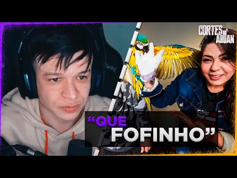 ARUAN REAGE A DEI UM FILHOTE DE ARARA PARA MINHA MÃE (RENATO GARCIA) - Cortes do Aruan