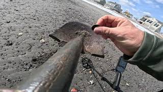 Beach Metal Detecting New Hampshire Silver coin found