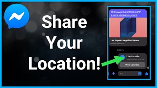 How To Share Your Location Using Facebook Messenger on iPhone