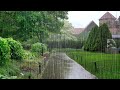 Un son de pluie parfait dans un jardin qui nous endort - Bruit blanc ASMR pour un sommeil profond