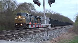 Some train action around Wellsboro Indiana