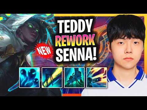TEDDY PLAYS SENNA WITH NEW MINIREWORK! | DRX Teddy Plays Senna Support vs Rell! | Season 2024
