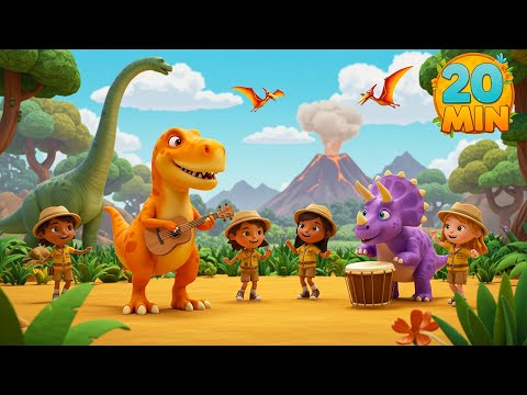 [KIDS’ FAVORITE] Dinosaur Song for Kids Compilation | Best T-Rex Song | Preschool Dinosaur Songs