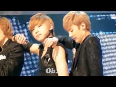 Oh!maBoy - 110728 M!Countdown - Beautiful Girl Rehearsal(Changjo Focused)