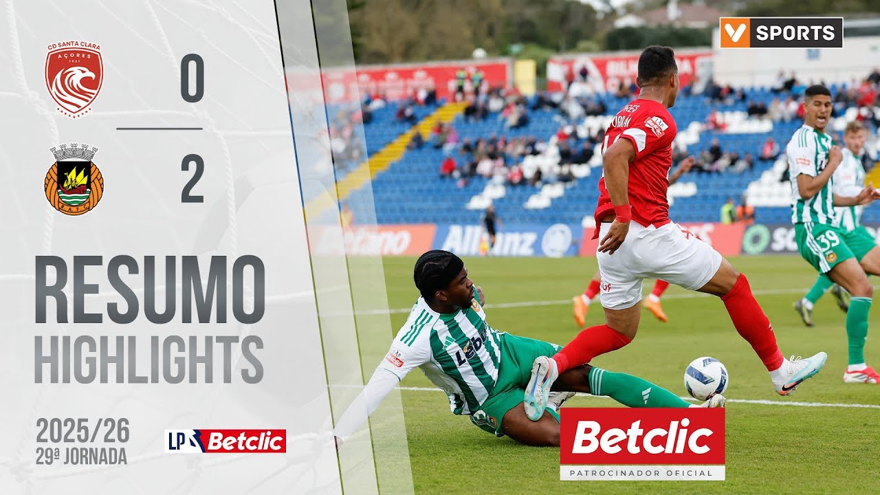 Santa Clara vs Rio Ave Highlights