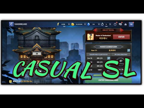 LIVE! SHADOWLAND FLOOR 35+ CASUAL CLEARS