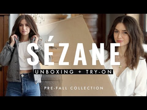 セザンヌ Unboxing + Try-on!2019年プレフォール (Sezane Unboxing + Try-on! Pre-Fall 2019)
