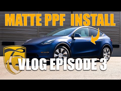 Tailored Vlog - Ep 3: Tesla Model Y gets Matte PPF!