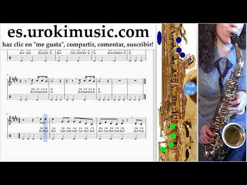 Como Tocar Saxofon (tenor) Fall Out Boy - Church Tablatura um-ih927