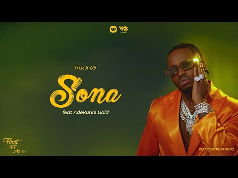 Diamond Platnumz ft Adekunle Gold - Sona (Lyric Video)