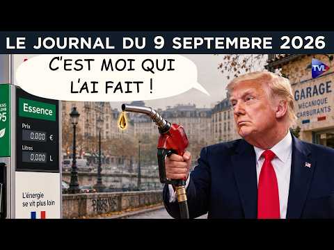 Trump - Iran : la guerre du pétrole frappe la France - JT du mercredi 9 septembre 2026
