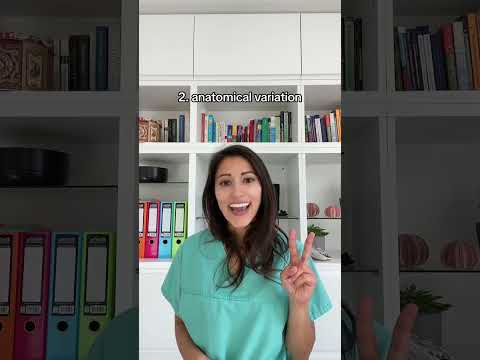 Why do I get a pain in my lower stomach in the doggy position?