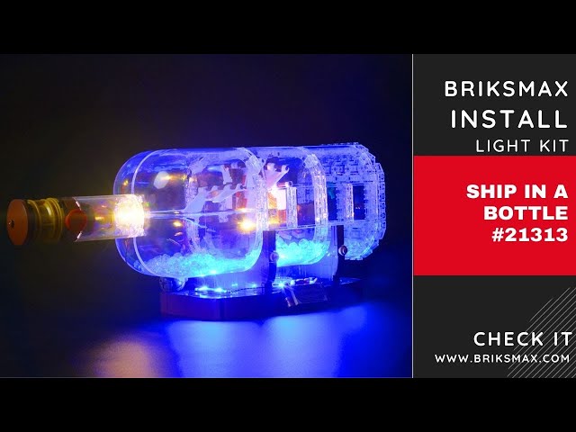 Vídeo relacionado con GEAMENT Kit de Luces LED por Barco en una Botella (Ship in a Bottle) 92177 - Compatible con Lego Ideas 21313 (Juego Modelo no Incluido)