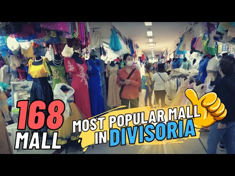 [4K] ANDANDO PELO SHOPPING MAIS POPULAR DA DIVISORIA! 168 MALL | DIVISORIA VIRTUAL TOUR