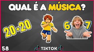 🎵 ADIVINHE A MÚSICA DO TIKTOK COM EMOJIS! Você consegue acertar todas? é six seven😱