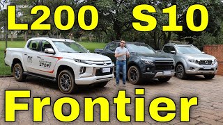 Comparativo: L200 x Frontier x S10