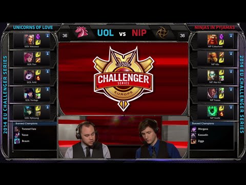 Ninjas in Pyjamas (Alex Ich mid) vs Unicorns of Love | Game 2 Quarter Finals S4 EU CS #2 Summer 2014