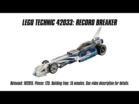 Vidéo LEGO Technic 42033 : Le bolide imbattable
