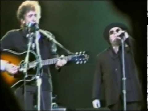 Bob Dylan Knockin' On Heavens Door w Van Morrison Birmingham 24.06.1998