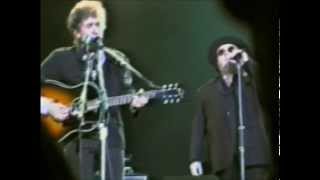 Bob Dylan Knockin' On Heavens Door w Van Morrison Birmingham 24.06.1998