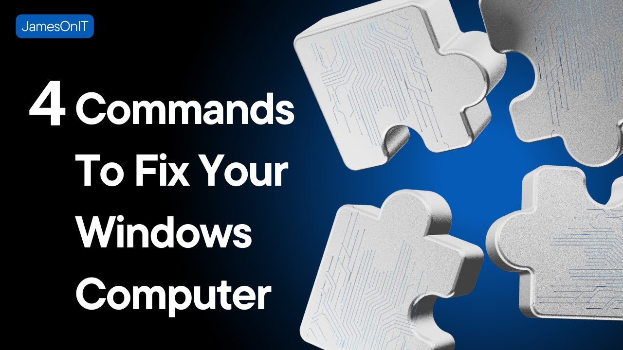4 Commands To Fix Your Windows Computer