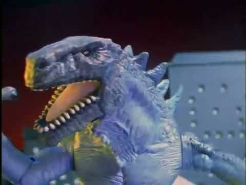 Godzilla Thunder Tail Action Figure Trendmaster Toy Commercial