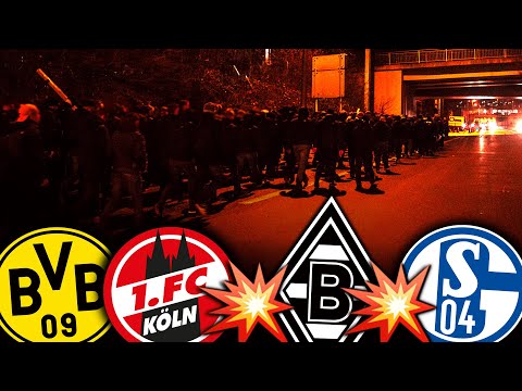 Dortmund/Cologne attack on Gladbach & Schalke! (Murder squad investigated)