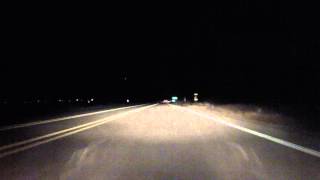 preview picture of video 'Indian Route 15 Highway, Video Mapping in the Dark, Santa Rosa, AZ, 8 Dec 14, GP020141'