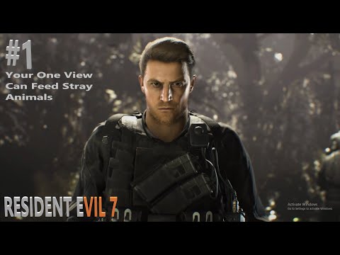 RESIDENT EVIL 7 NOT A HERO Walkthrough Gameplay Part 1 - Chris Redfield (RE7 DLC) no commentary