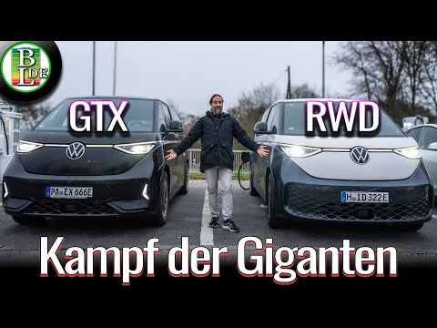 VW ID. Buzz LWB: RWD vs GTX Verbrauchstest – Realer 130-km/h Vergleich & Ladecheck!