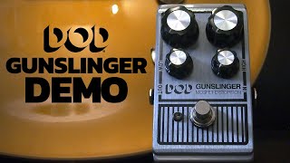 Video thumbnail for DOD Gunslinger MOSFET Distortion Demo by DigiTech
