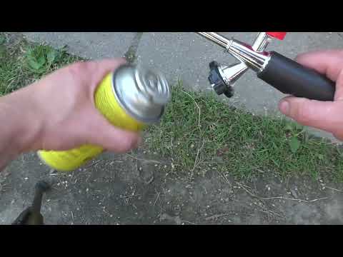 Газовий пальник VOREL для бур'яну, п'єзозапал, макс. t=1300°C, 1.7 кВт, 80 см