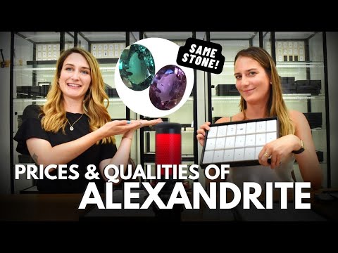 Alexandrite Stone Prt 1: color change, prices & how to identify synthetics