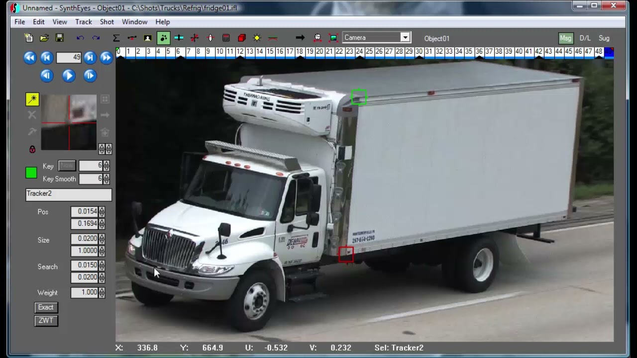 Mesh MatchMoving in SynthEyes Boris FX