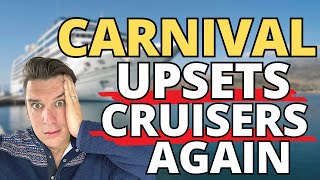 CARNIVAL UPSETS CRUISERS WITH SUBTLE CHANGE (REDDIT IS FURIOUS!)