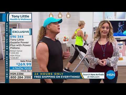 Tony Little Gazelle Power Plus with Power Pistons with 6...