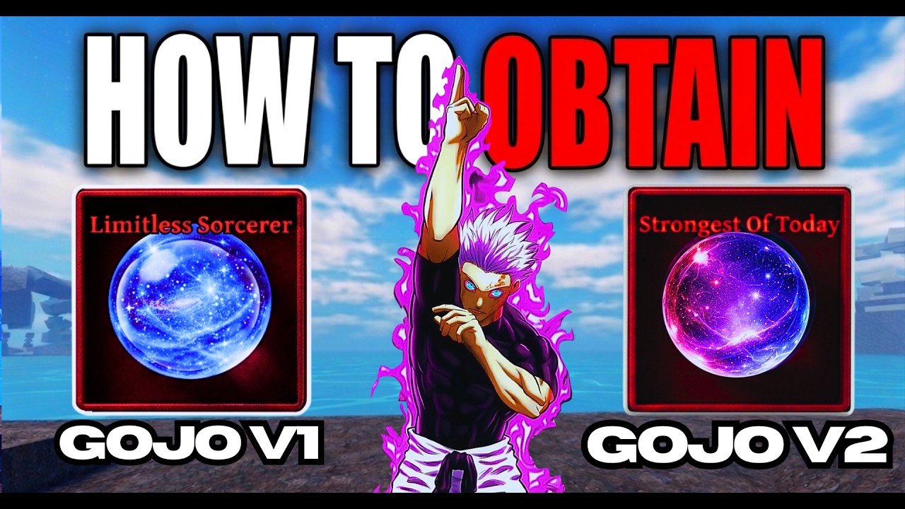 How To Get Gojo V1, V2 and F Move (STRONGEST OF TODAY) In Sailor Piece