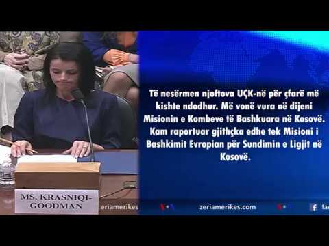 Dëshmi në Kongres për viktimat e luftës në Kosovë