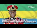 Gabon - Dialogue National Inclusif : Discours du président de la transition,  Brice Oligui Nguema