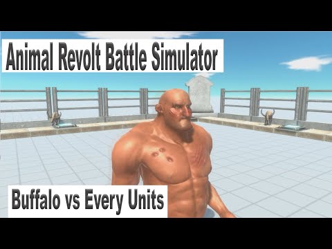 ⚡ Buffalo vs Every Unit  ⚡ Animal Revolt Battle Simulator⚡