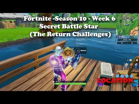 Fortnite - Season 10 Week 6 Secret Battle Star Location (The Return Challenges)