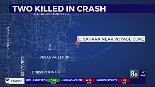 2 killed in fiery crash in east Las Vegas valley