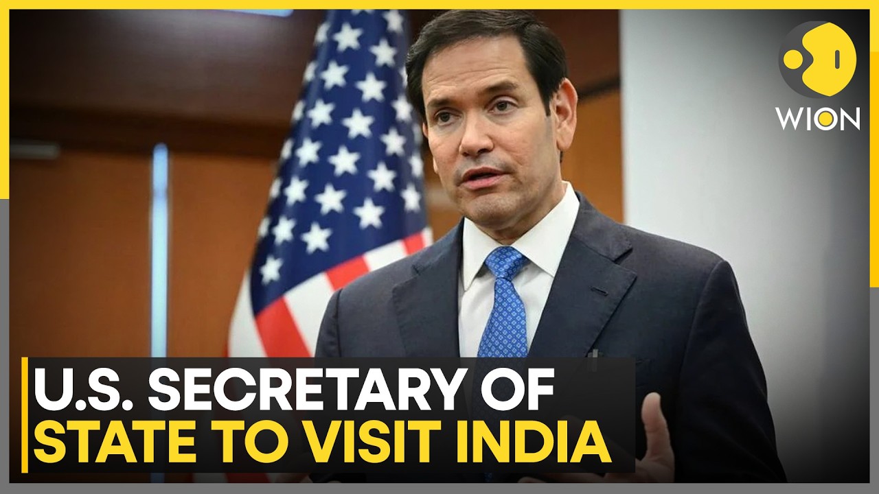 Marco Rubio To Visit India From May 23–26, To Attend QUAD Meet In Delhi | WION