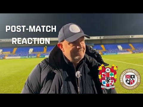 Andy Woodman after our win against Tranmere Rovers