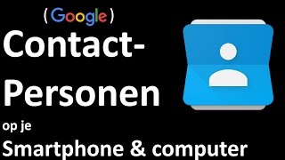 Google contacten bundel contactpersonen en contacts.google.com