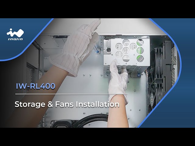 InWin IW-RL400 Storage & Fans Installation
