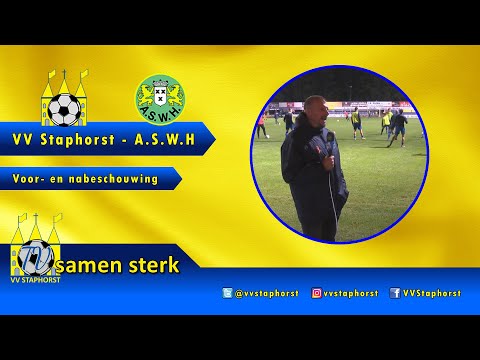 VV Staphorst - ASWH | KNVB Beker | Voor- en nabeschouwing met Paul Weerman en JanWillem Krale